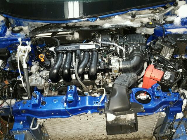 JHMGK5H56GX003684 - 2016 HONDA FIT LX Bleu photo 7