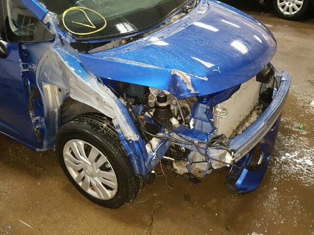 JHMGK5H56GX003684 - 2016 HONDA FIT LX Bleu photo 9