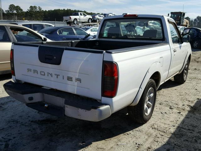 1N6DD21S11C341809 - 2001 NISSAN FRONTIER X WHITE photo 4