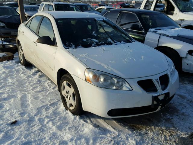 1G2ZF55BX64157599 - 2006 PONTIAC G6 SE WHITE photo 1