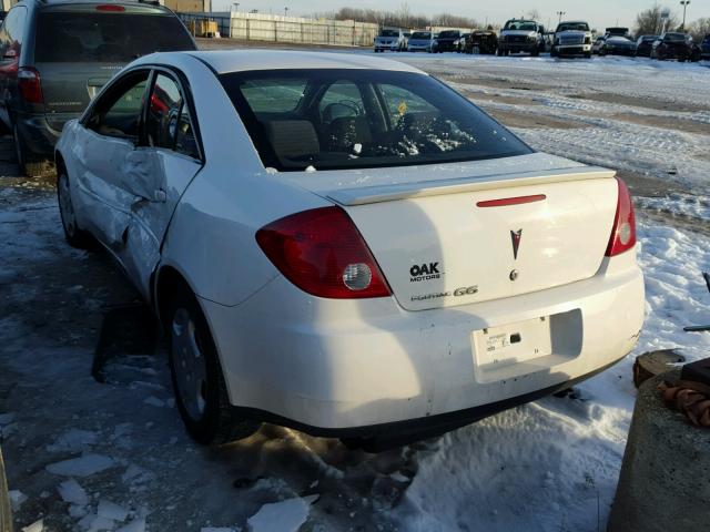 1G2ZF55BX64157599 - 2006 PONTIAC G6 SE WHITE photo 3