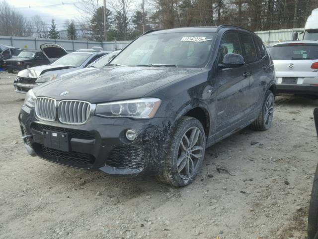 5UXWX7C52G0R17472 - 2016 BMW X3 XDRIVE3 BLACK photo 2