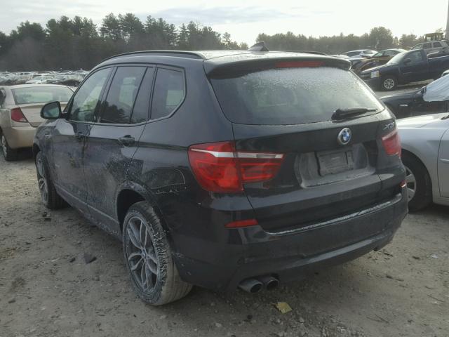 5UXWX7C52G0R17472 - 2016 BMW X3 XDRIVE3 BLACK photo 3