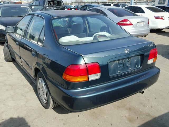 2HGEJ8648TH532819 - 1996 HONDA CIVIC EX BLUE photo 3