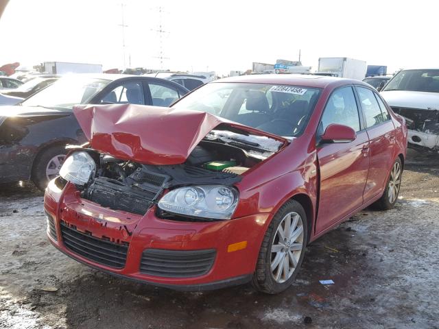 3VWRJ7AJ0AM027294 - 2010 VOLKSWAGEN JETTA WOLF RED photo 2