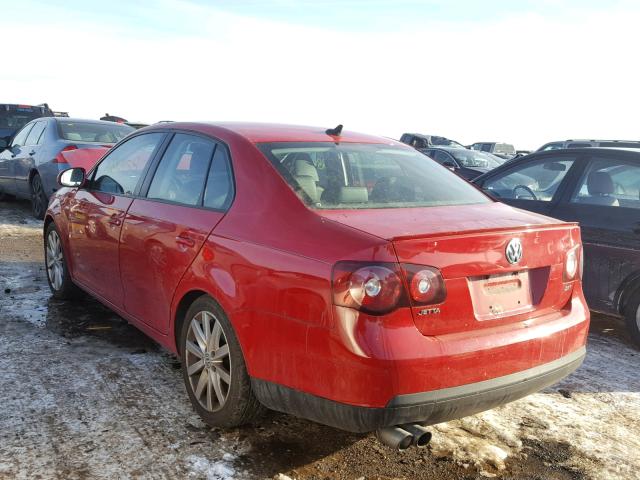 3VWRJ7AJ0AM027294 - 2010 VOLKSWAGEN JETTA WOLF RED photo 3