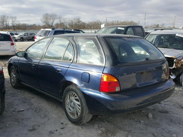 1G8ZK8274XZ287515 - 1999 SATURN SW2 BLUE photo 3