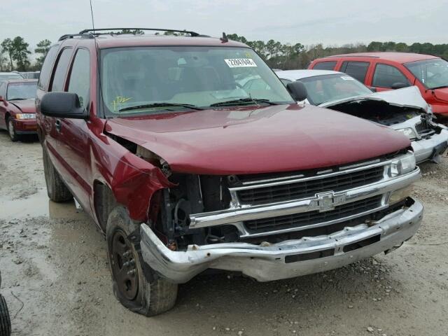 1GNEC13V46R109552 - 2006 CHEVROLET TAHOE C150 MAROON photo 1