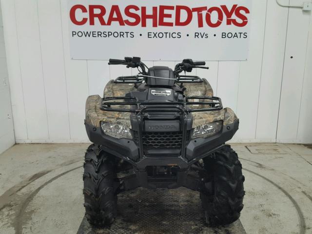 1HFTE4721F4000027 - 2015 HONDA TRX420 FA BROWN photo 2