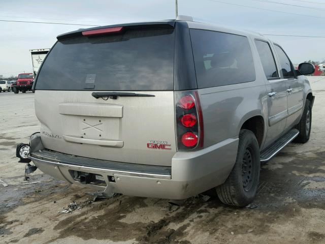 1GKFK66807J165656 - 2007 GMC YUKON XL D SILVER photo 4