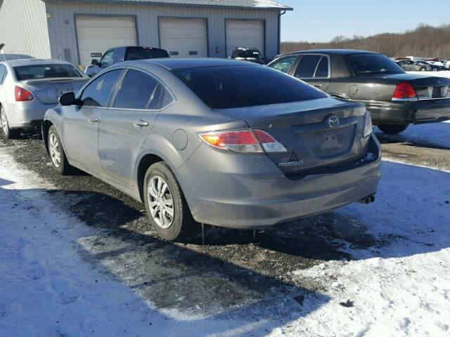 1YVHZ8BH9B5M28918 - 2011 MAZDA 6 I GRAY photo 3