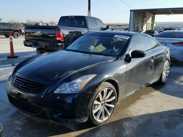 JNKCV64E58M129779 - 2008 INFINITI G37 BASE BLACK photo 2