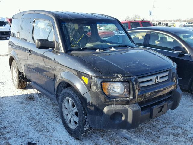 5J6YH28737L015118 - 2007 HONDA ELEMENT EX BLACK photo 1