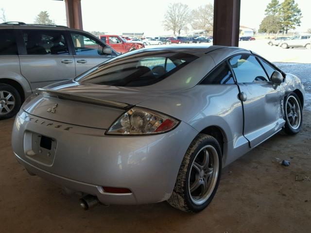 4A3AK24FX7E058569 - 2007 MITSUBISHI ECLIPSE GS SILVER photo 4