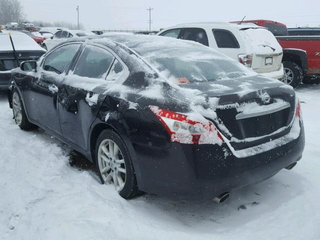 1N4AA5AP2BC814720 - 2011 NISSAN MAXIMA S BLACK photo 3