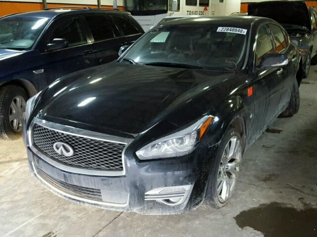 JN1BY1AR5FM562100 - 2015 INFINITI Q70 3.7 BLACK photo 2