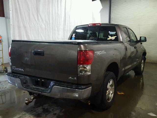 5TBBV54188S501777 - 2008 TOYOTA TUNDRA DOU GRAY photo 4