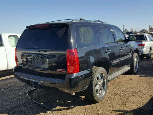 1GKFK13007R415089 - 2007 GMC YUKON BLACK photo 4