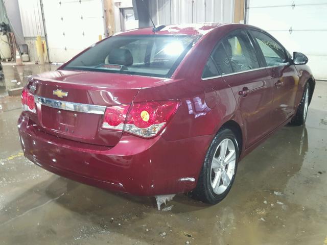 1G1PE5SB8F7219891 - 2015 CHEVROLET CRUZE LT RED photo 4