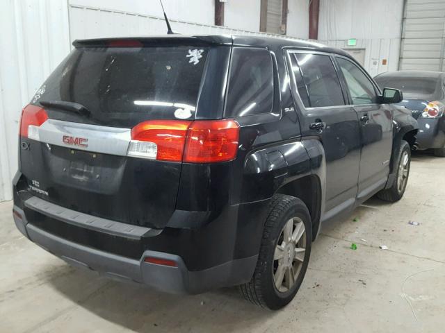 2CTALBEW2A6316047 - 2010 GMC TERRAIN SL BLACK photo 4