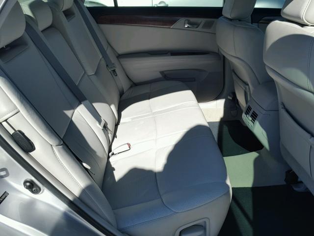 4T1BK3DB6BU438397 - 2011 TOYOTA AVALON BAS SILVER photo 6