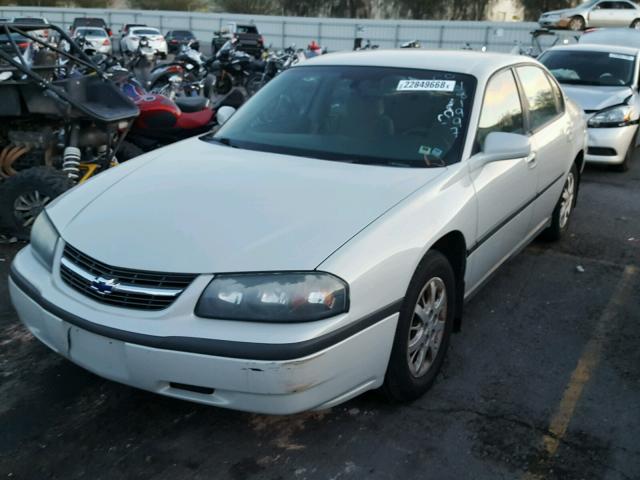 2G1WF52EX49181997 - 2004 CHEVROLET IMPALA SILVER photo 2