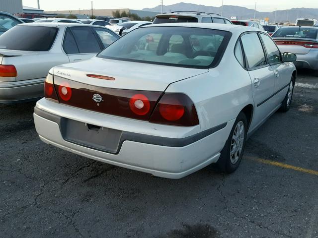 2G1WF52EX49181997 - 2004 CHEVROLET IMPALA SILVER photo 4