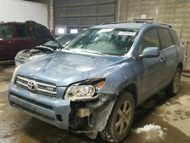 JTMBK31V575017677 - 2007 TOYOTA RAV4 LIMIT BLUE photo 2