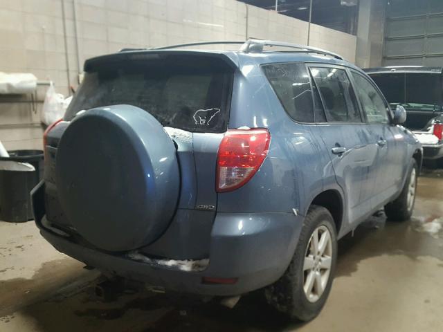 JTMBK31V575017677 - 2007 TOYOTA RAV4 LIMIT BLUE photo 4