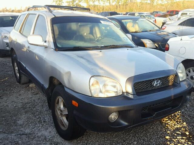 KM8SC13D22U255910 - 2002 HYUNDAI SANTA FE G SILVER photo 1