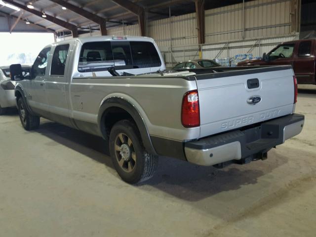 1FT8W3AT1FEC86593 - 2015 FORD F350 SUPER SILVER photo 3