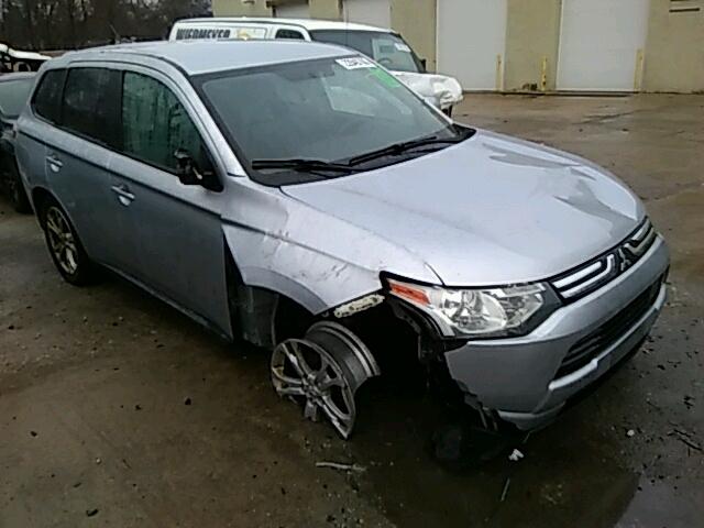 JA4AD3A38EZ008007 - 2014 MITSUBISHI OUTLANDER SILVER photo 1