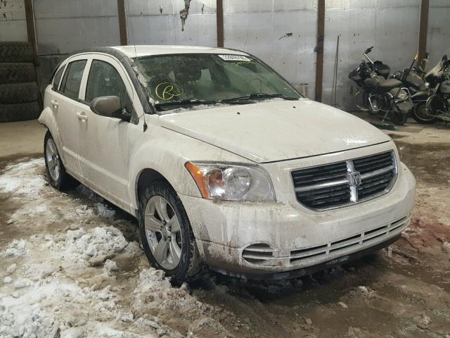 1B3CB4HA6AD612677 - 2010 DODGE CALIBER SX WHITE photo 1