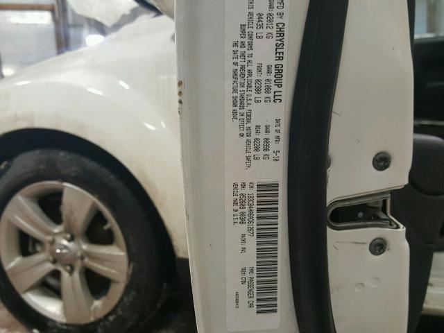 1B3CB4HA6AD612677 - 2010 DODGE CALIBER SX WHITE photo 10