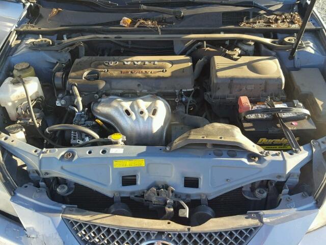 4T1CE30P07U755435 - 2007 TOYOTA CAMRY SOLA BLUE photo 7