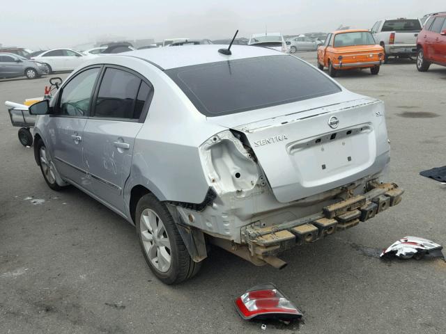 3N1AB6AP6BL661330 - 2011 NISSAN SENTRA 2.0 SILVER photo 3