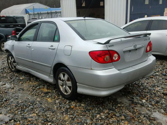 2T1BR30E76C620788 - 2006 TOYOTA COROLLA CE SILVER photo 3