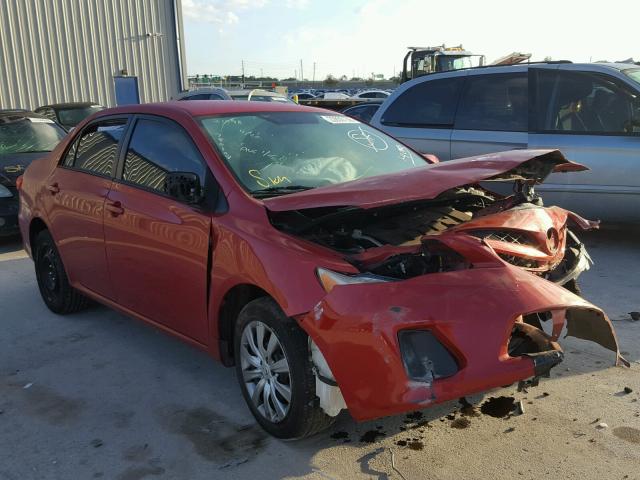 2T1BU4EE9CC786108 - 2012 TOYOTA COROLLA BA RED photo 1