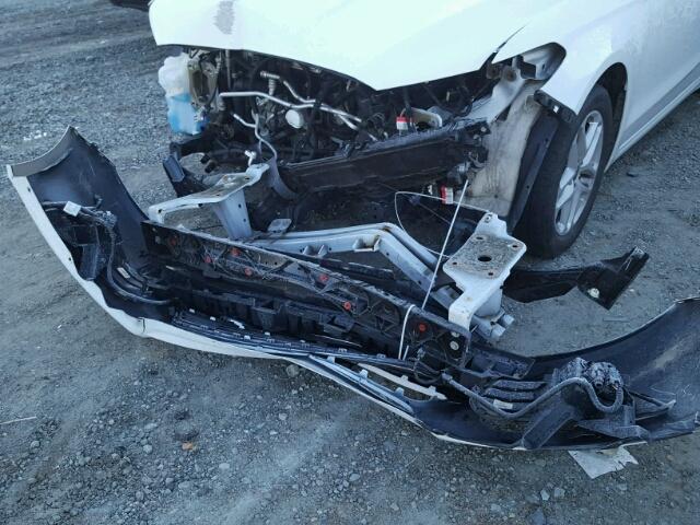 3FA6P0HD3ER204768 - 2014 FORD FUSION SE WHITE photo 9