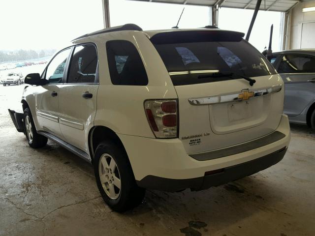 2CNDL13FX76031090 - 2007 CHEVROLET EQUINOX LS WHITE photo 3