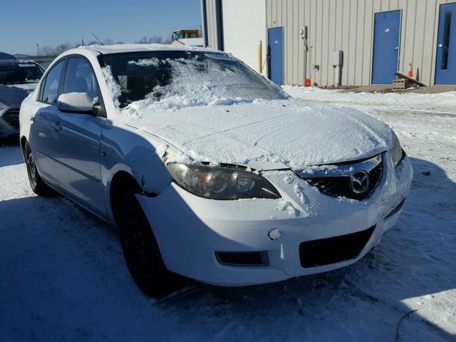 JM1BK12F781845427 - 2008 MAZDA 3 I WHITE photo 1