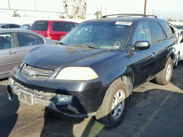 2HNYD18692H529302 - 2002 ACURA MDX TOURIN BLACK photo 2