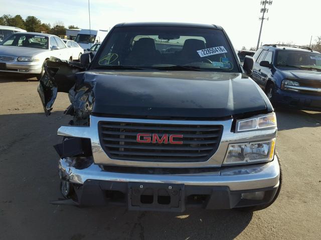 1GTDT136758252318 - 2005 GMC CANYON GREEN photo 7