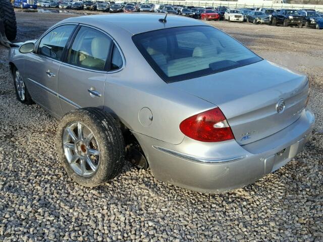 2G4WE587X61168585 - 2006 BUICK LACROSSE C SILVER photo 3
