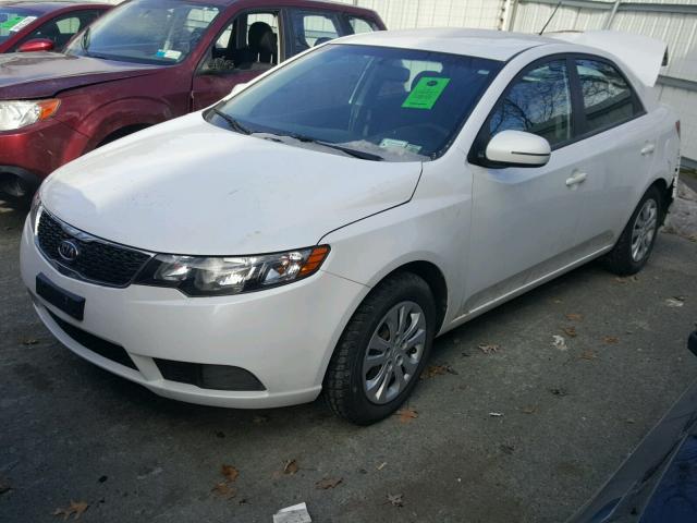 KNAFU4A26C5481401 - 2012 KIA FORTE EX WHITE photo 2