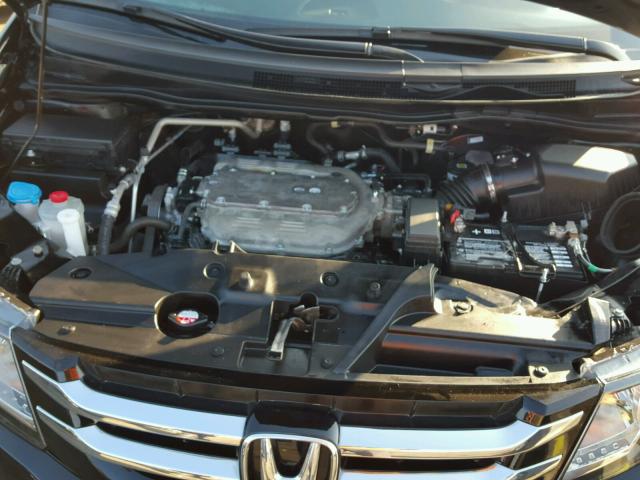 5FNRL5H65HB020553 - 2017 HONDA ODYSSEY EX BLACK photo 7