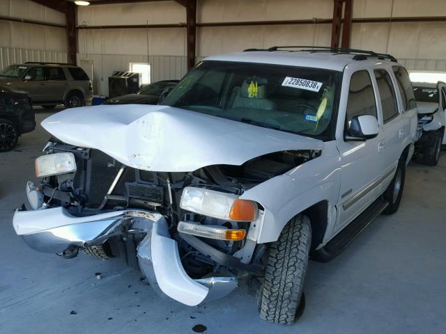 1GKEC13T01J297408 - 2001 GMC YUKON WHITE photo 2