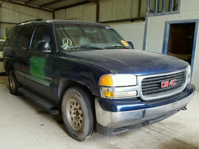 1GKEK13T4YJ146309 - 2000 GMC YUKON BLUE photo 1