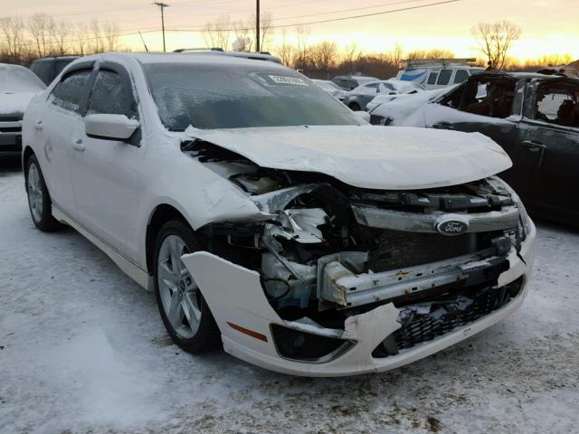 3FAHP0KC9CR168896 - 2012 FORD FUSION SPO WHITE photo 1