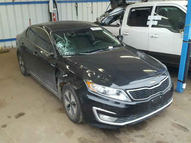 KNAGM4AD2D5042980 - 2013 KIA OPTIMA HYB BLACK photo 1